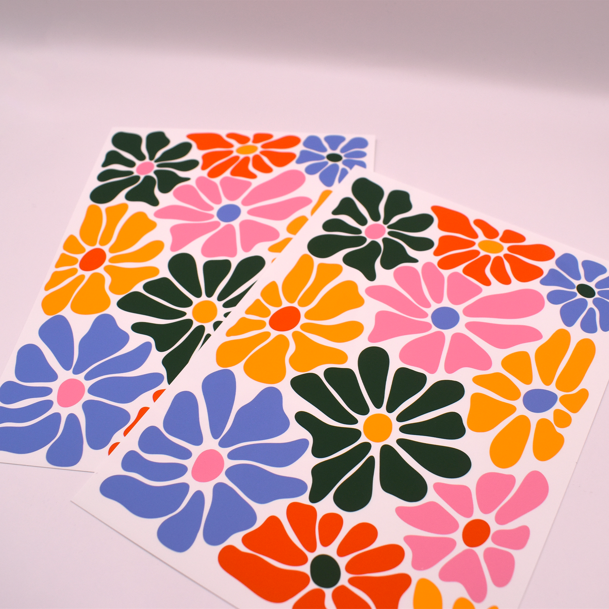 Multi Coloured Flower Bomb Print image 3