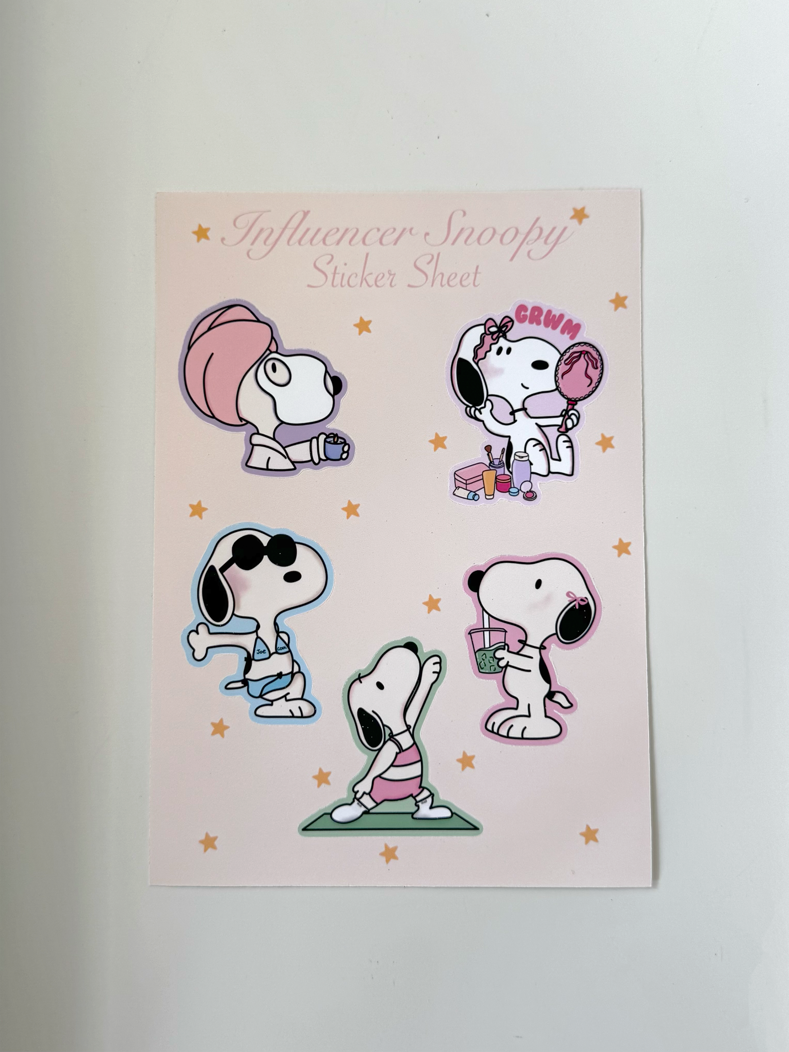 Influencer Snoopy Sticker Sheet image 1