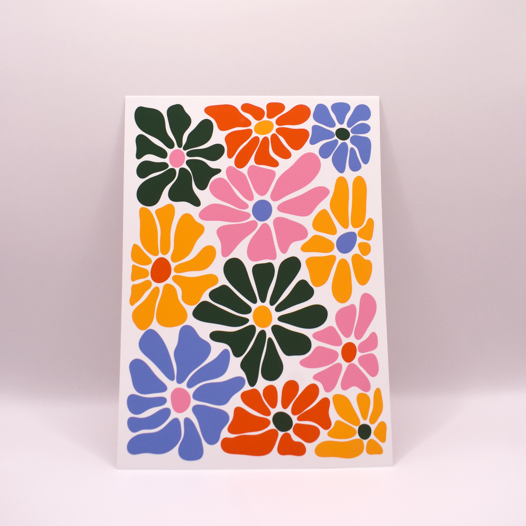 Multi Coloured Flower Bomb Print image 0