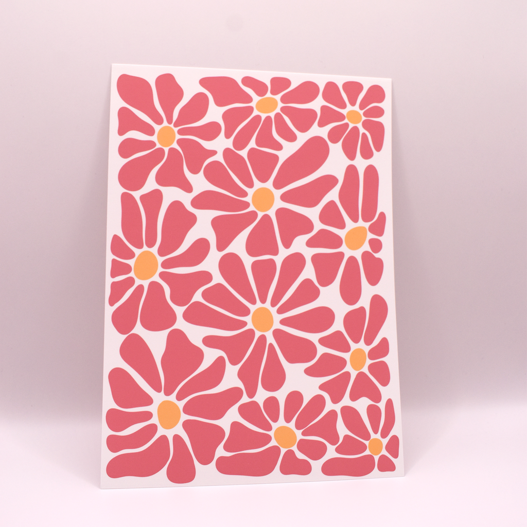 Pink Flower Bomb Print image 2