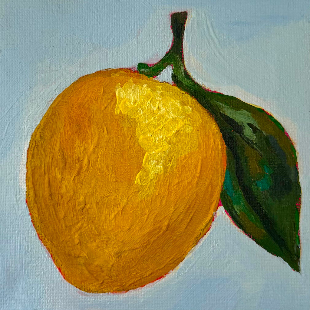 mini painting - lemon