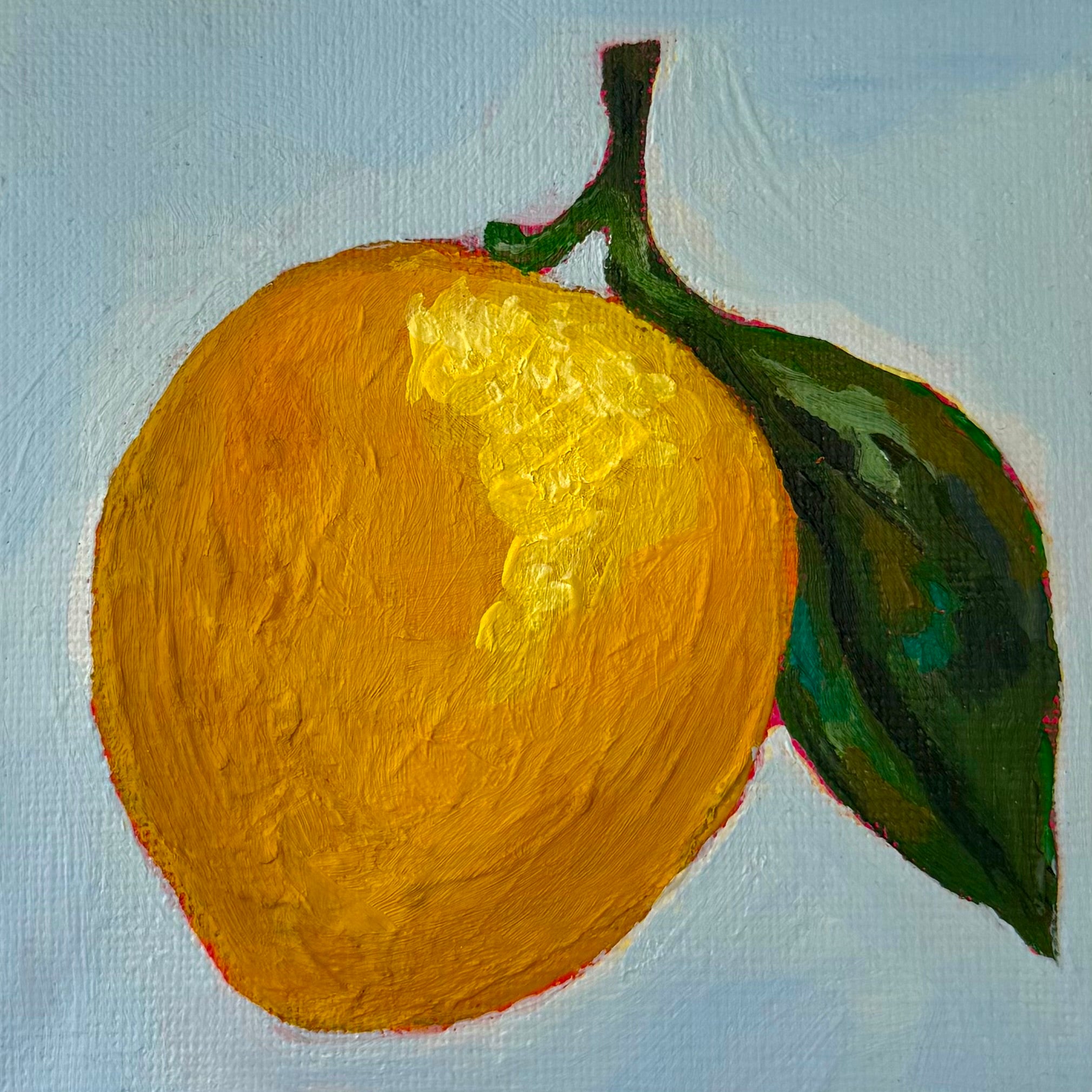mini painting - lemon