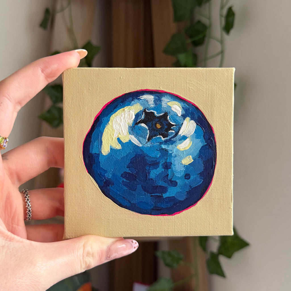 Mini Painting- Blueberry