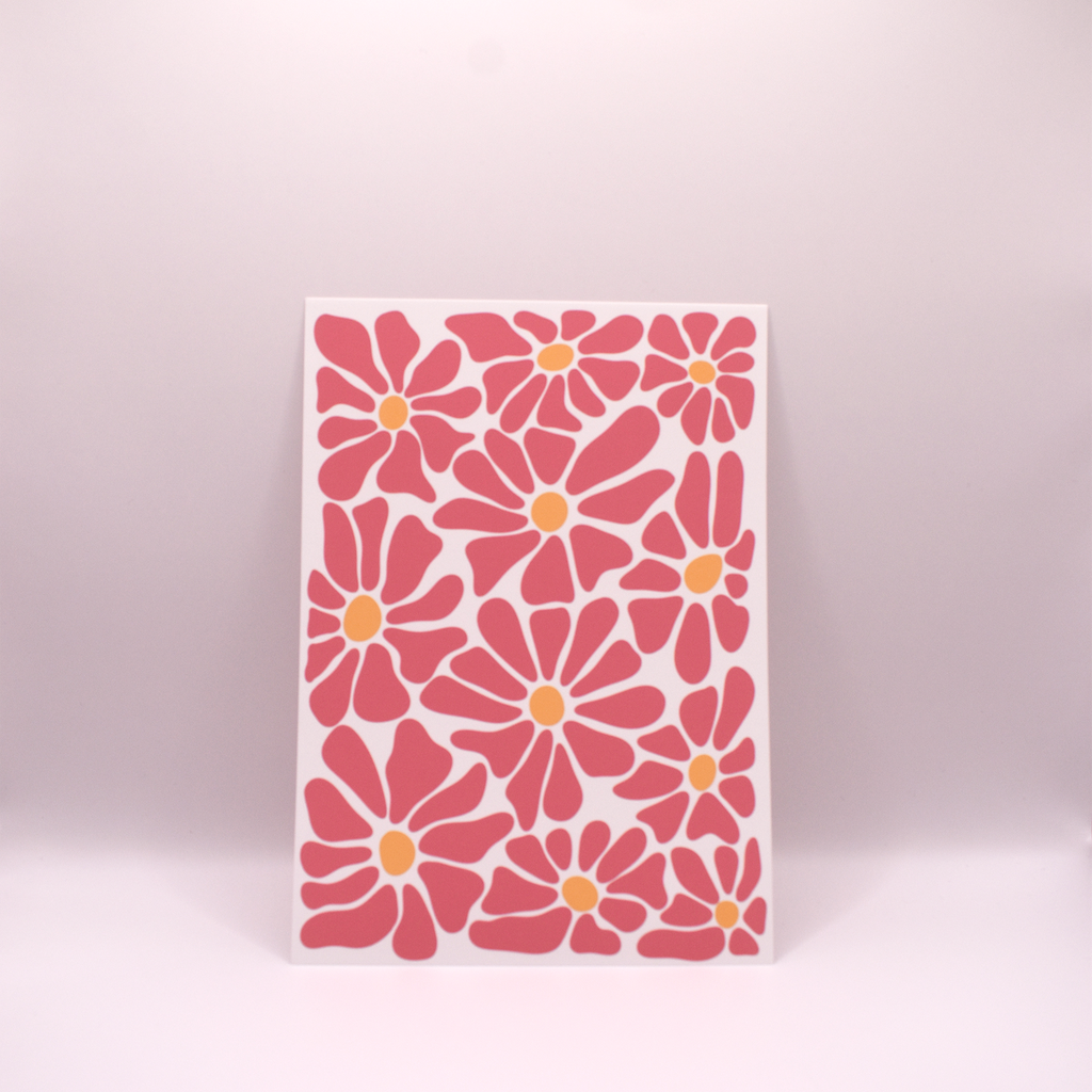 Pink Flower Bomb Print image 0