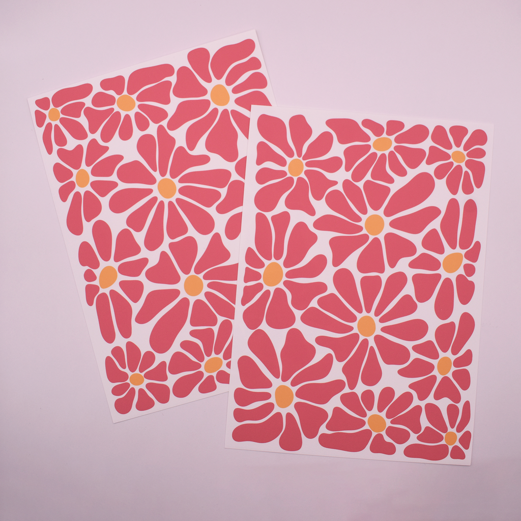 Pink Flower Bomb Print image 1