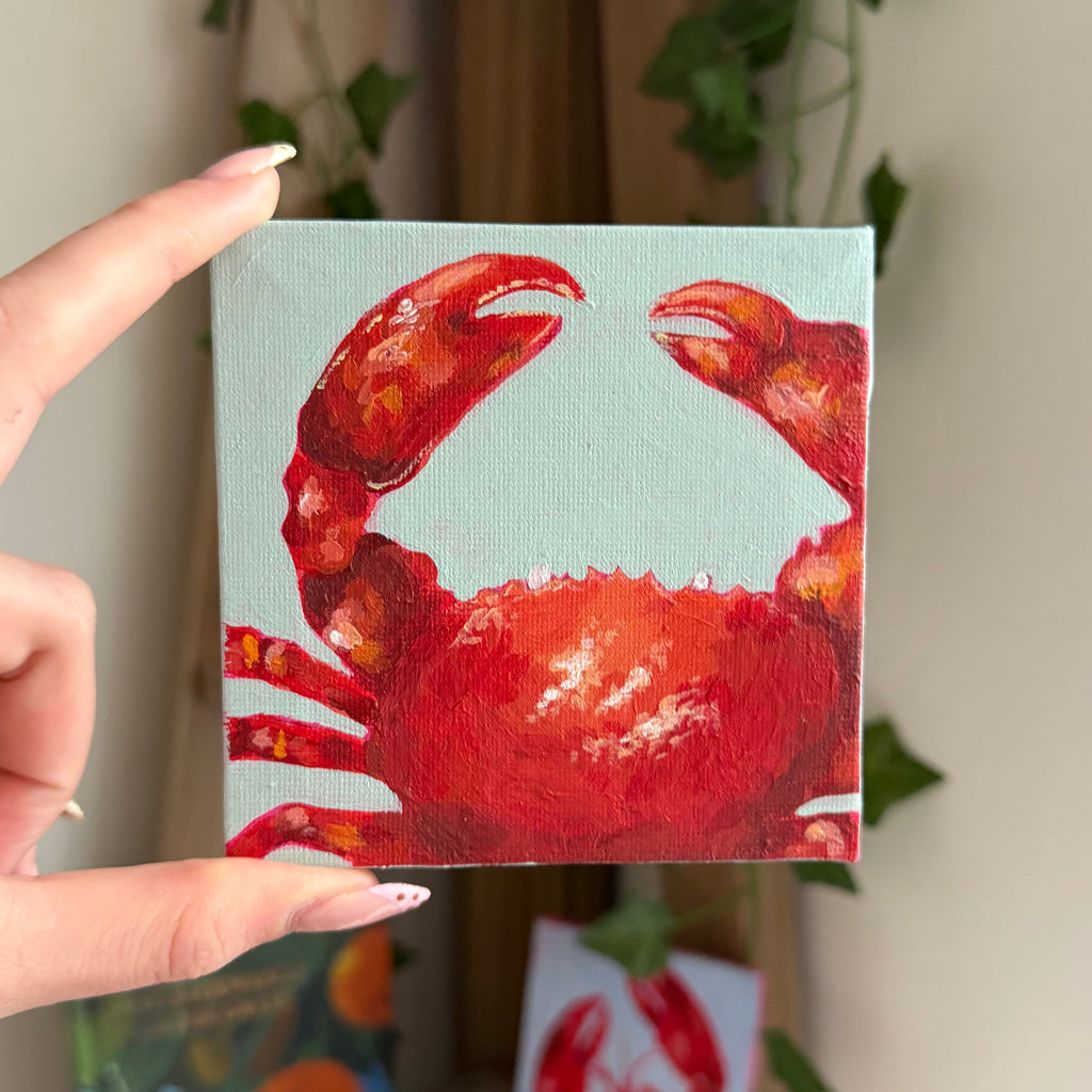 Mini Painting- Crab
