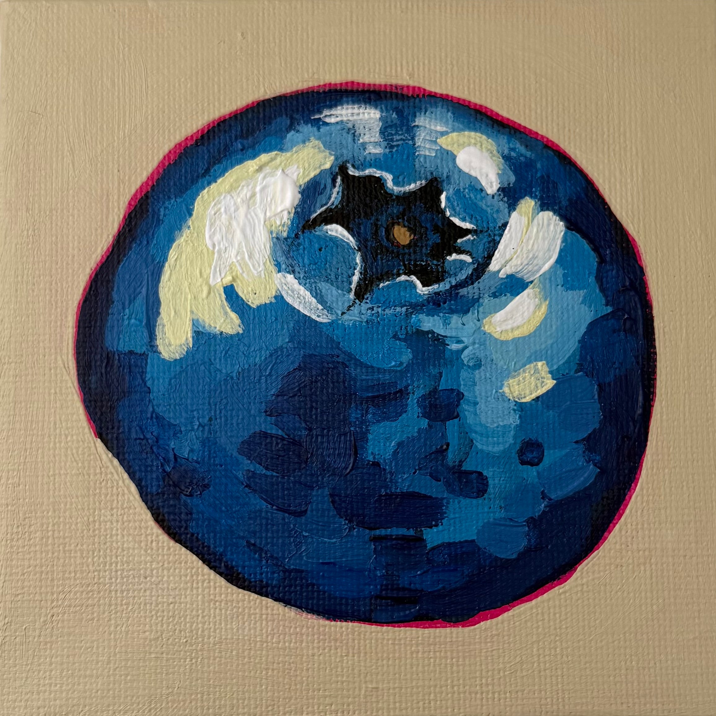 Mini Painting- Blueberry