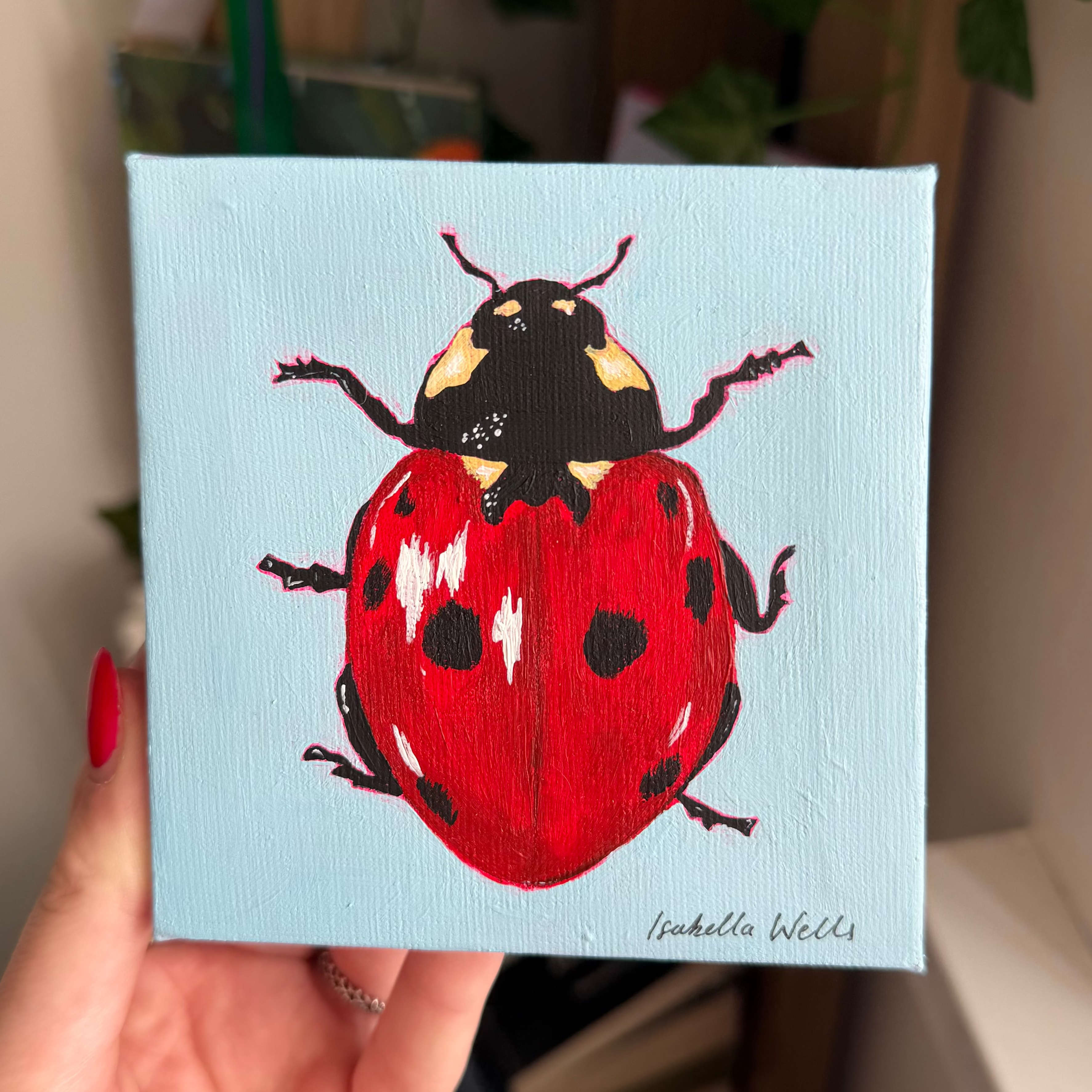 Ladybug Mini Painting