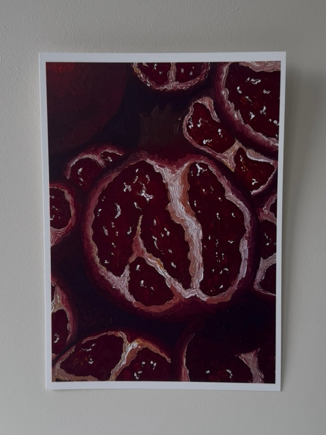 Pomegranate Oil Painting PRINT