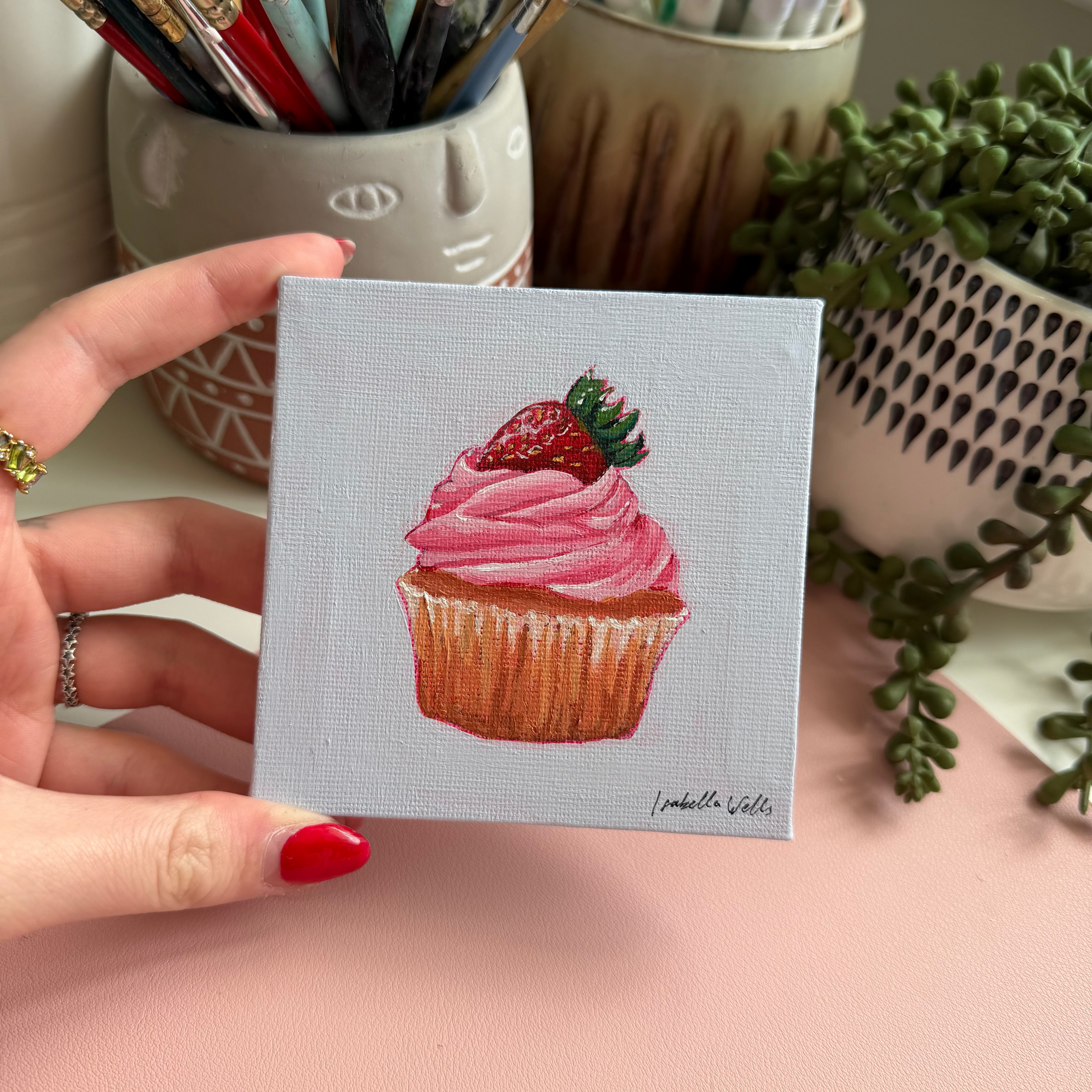 Mini Painting- Cupcake