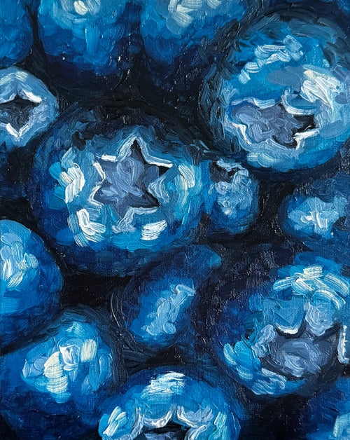 Blueberries Original Art PRINT