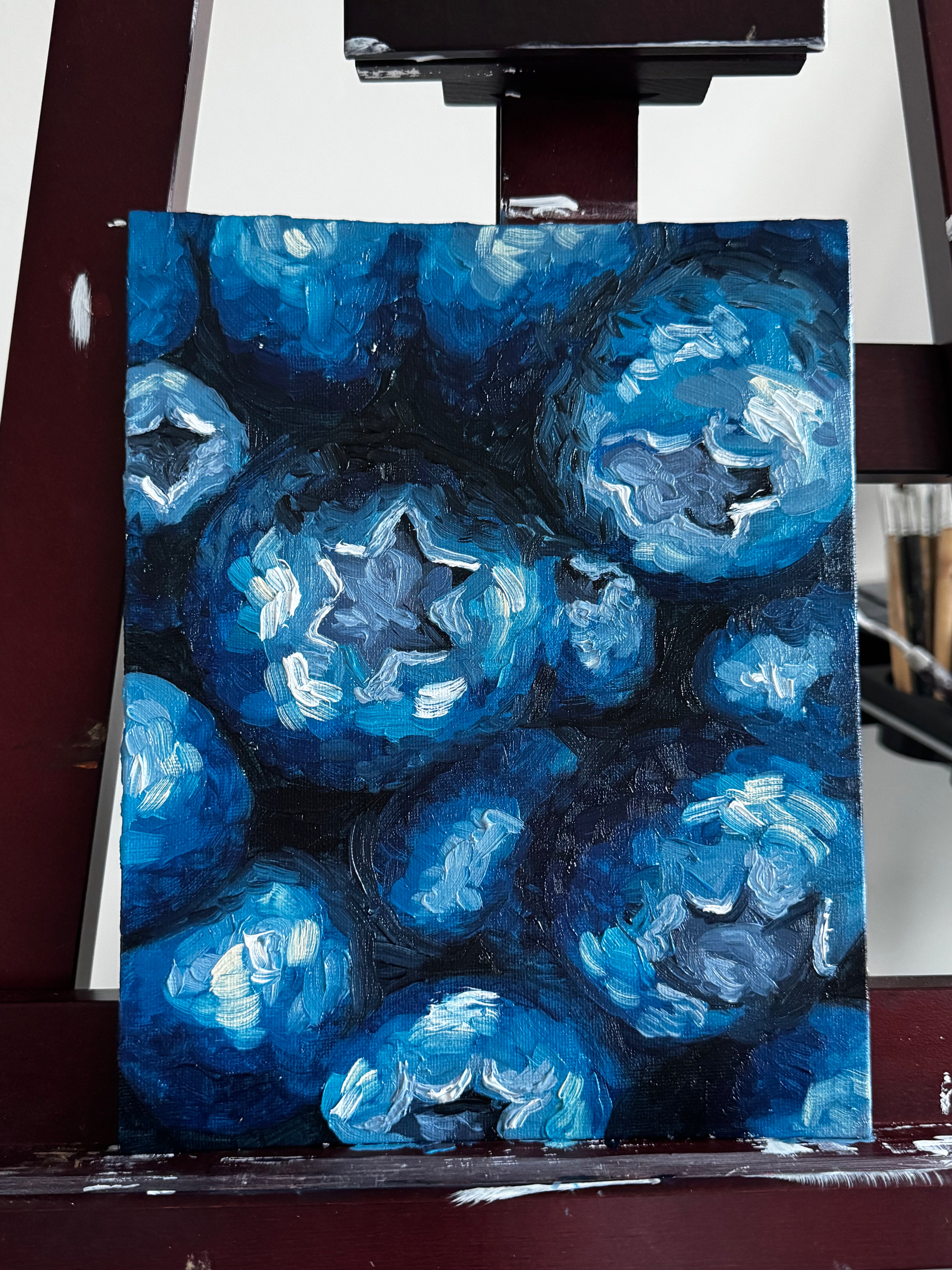 Blueberries Original Painting