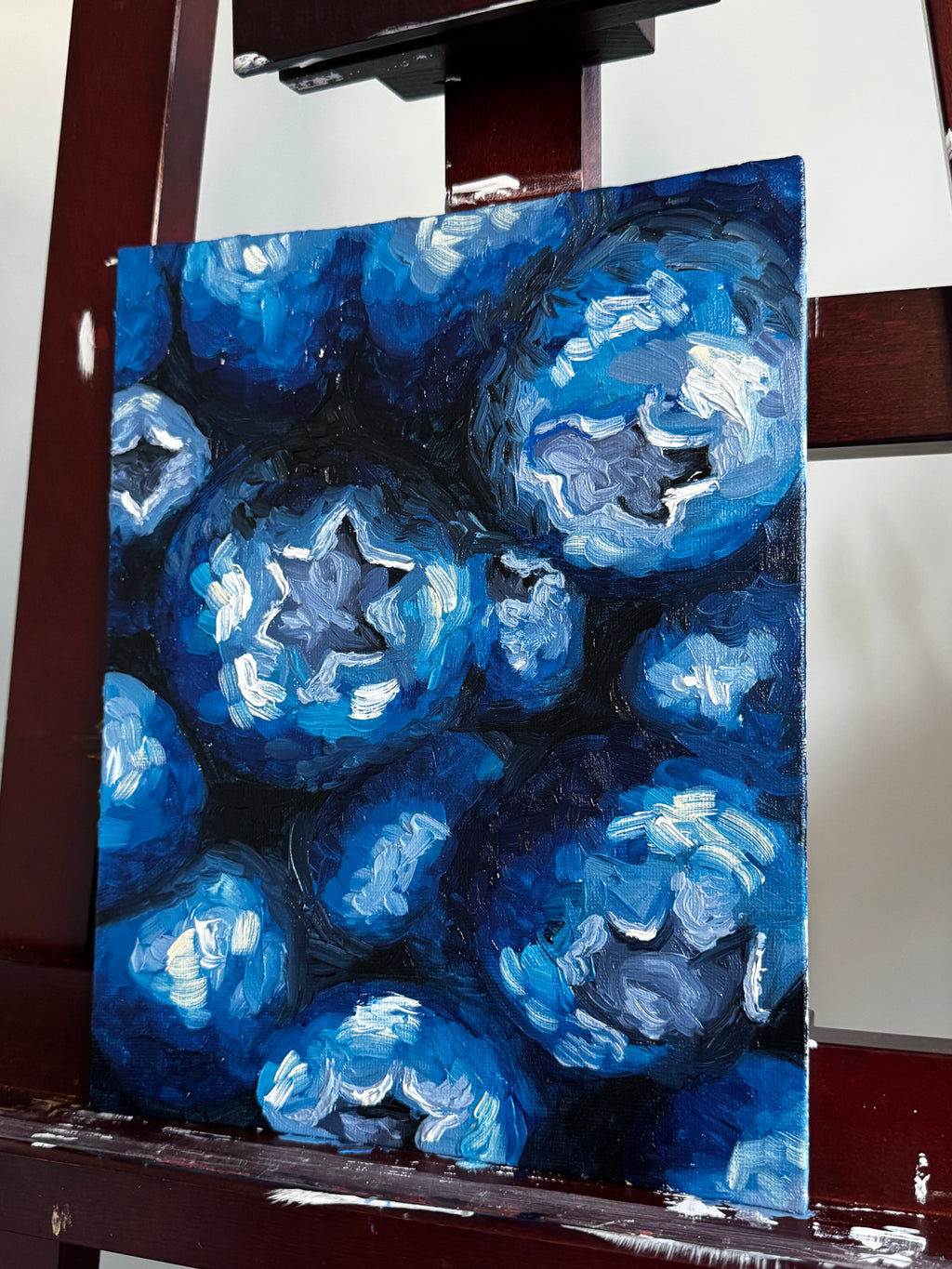 Blueberries Original Painting