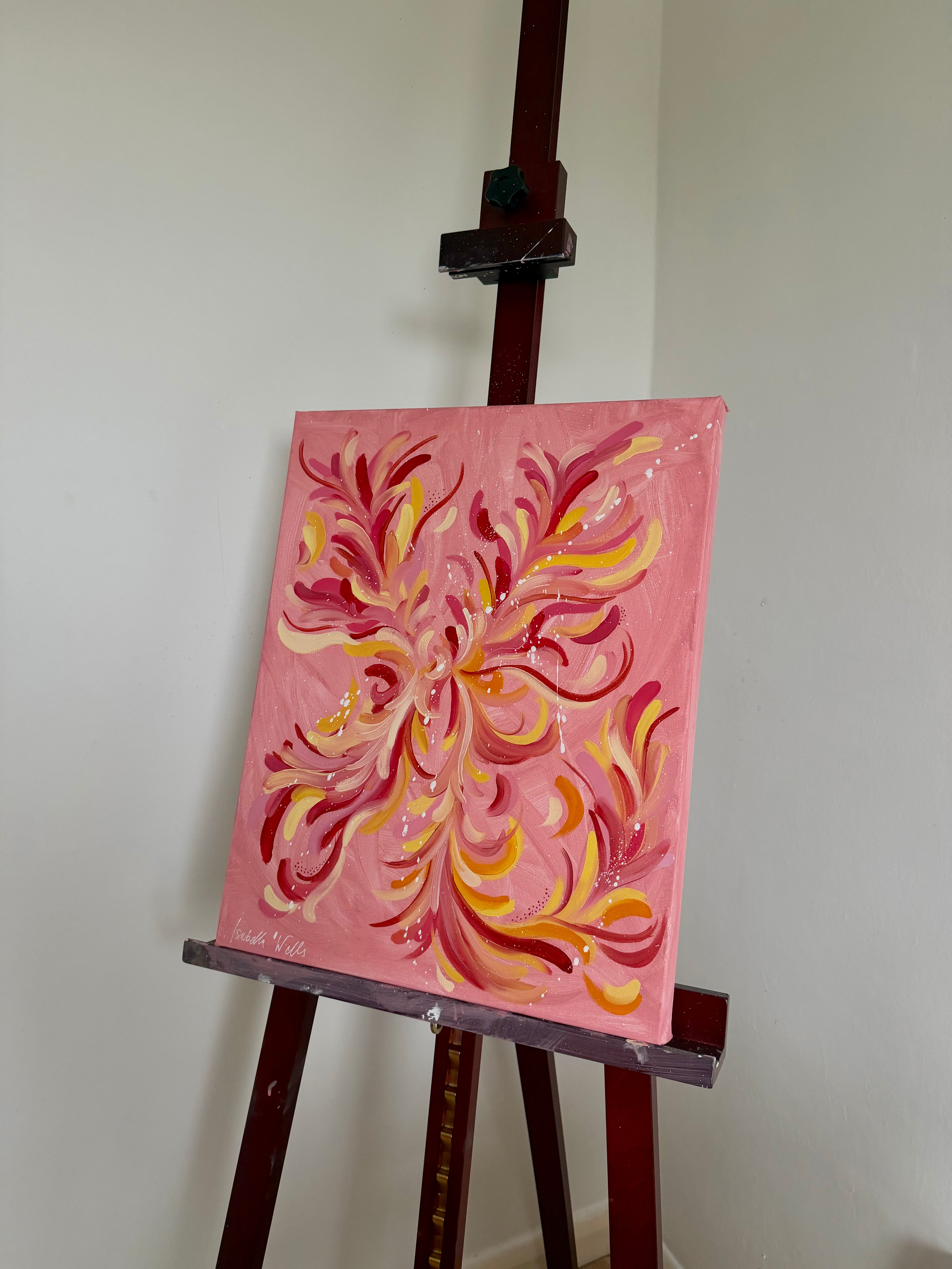 Fierce and Feminine Original Oil Painting