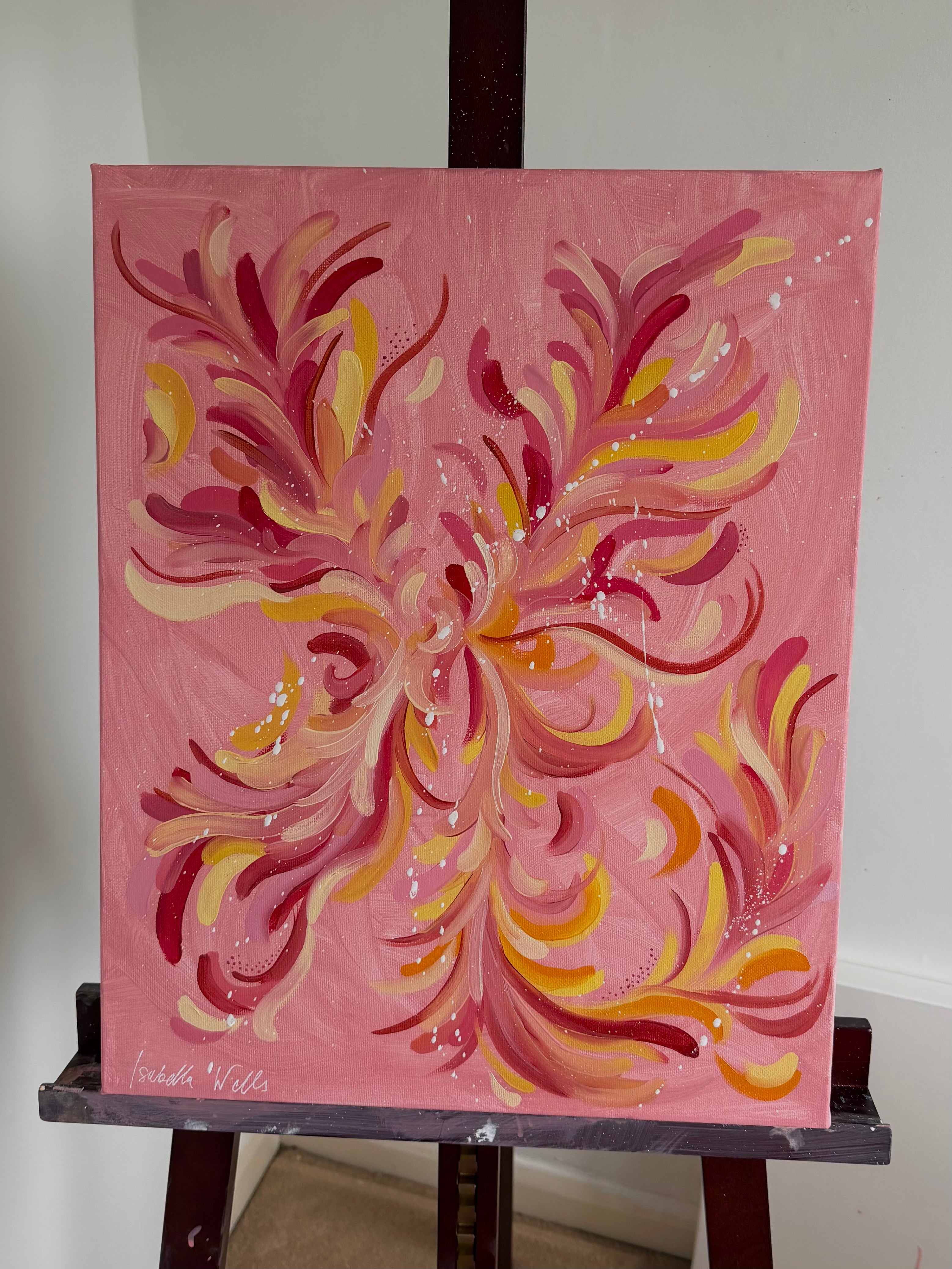 Fierce and Feminine Original Oil Painting