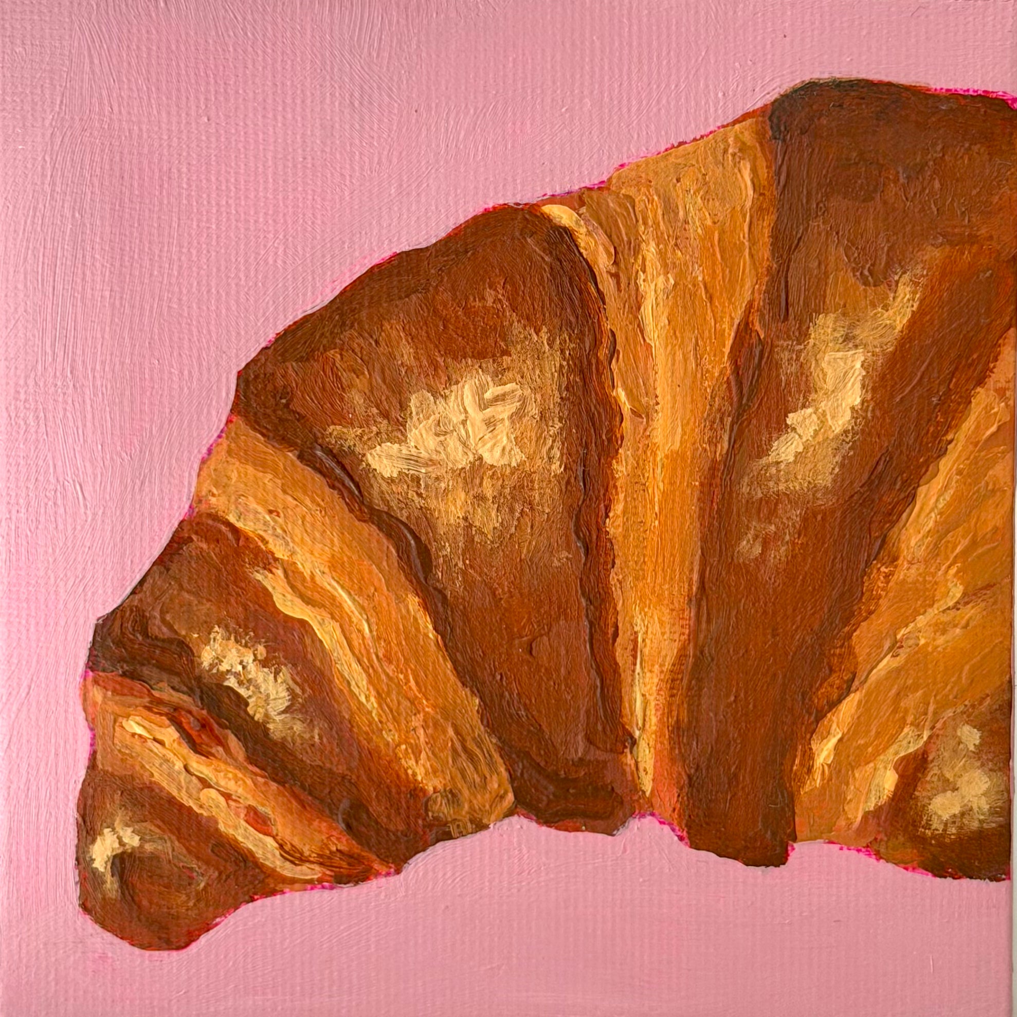 Mini Painting - Croissant