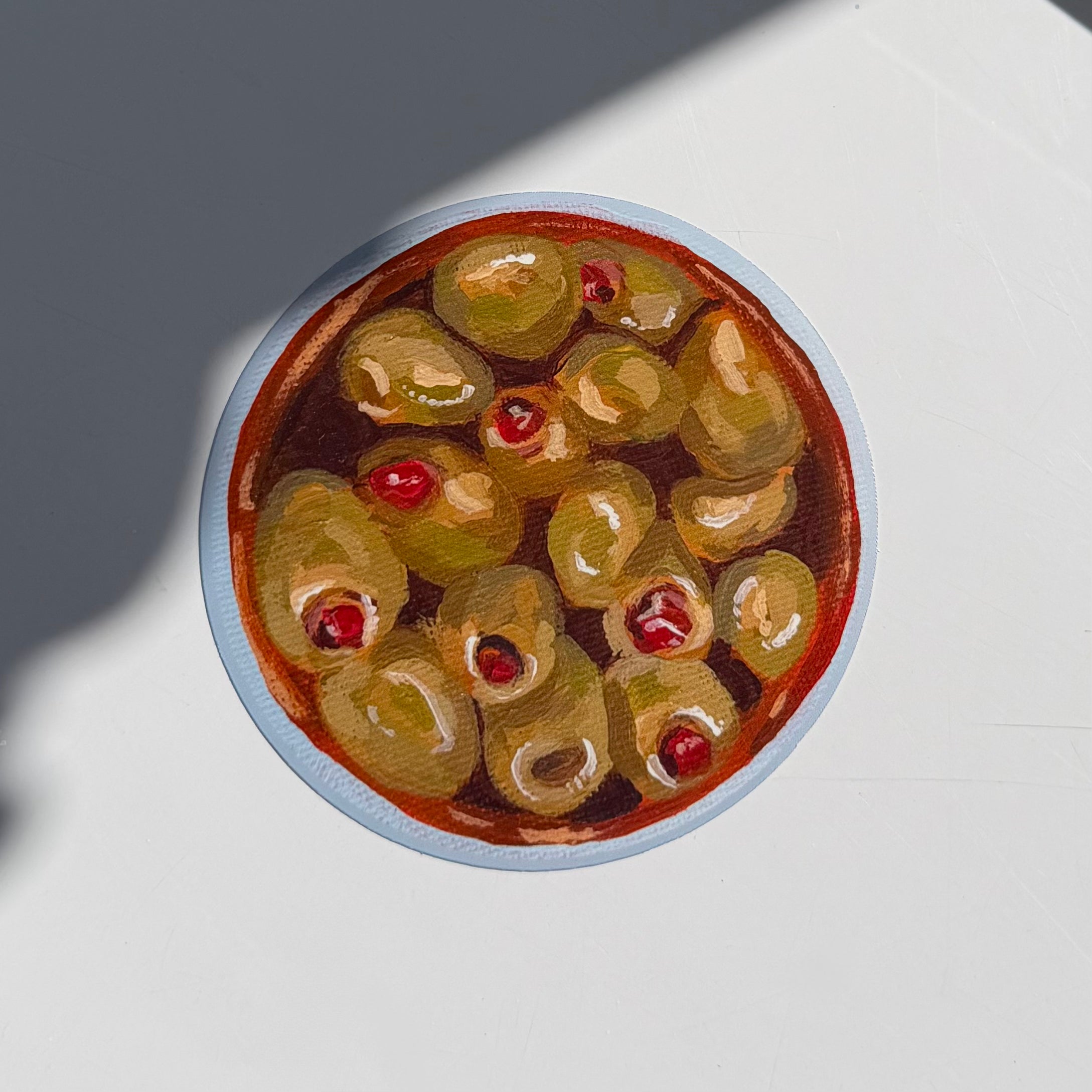 Olives Painting Sticker