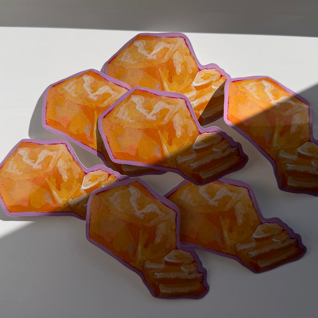 Butter Painting Sticker