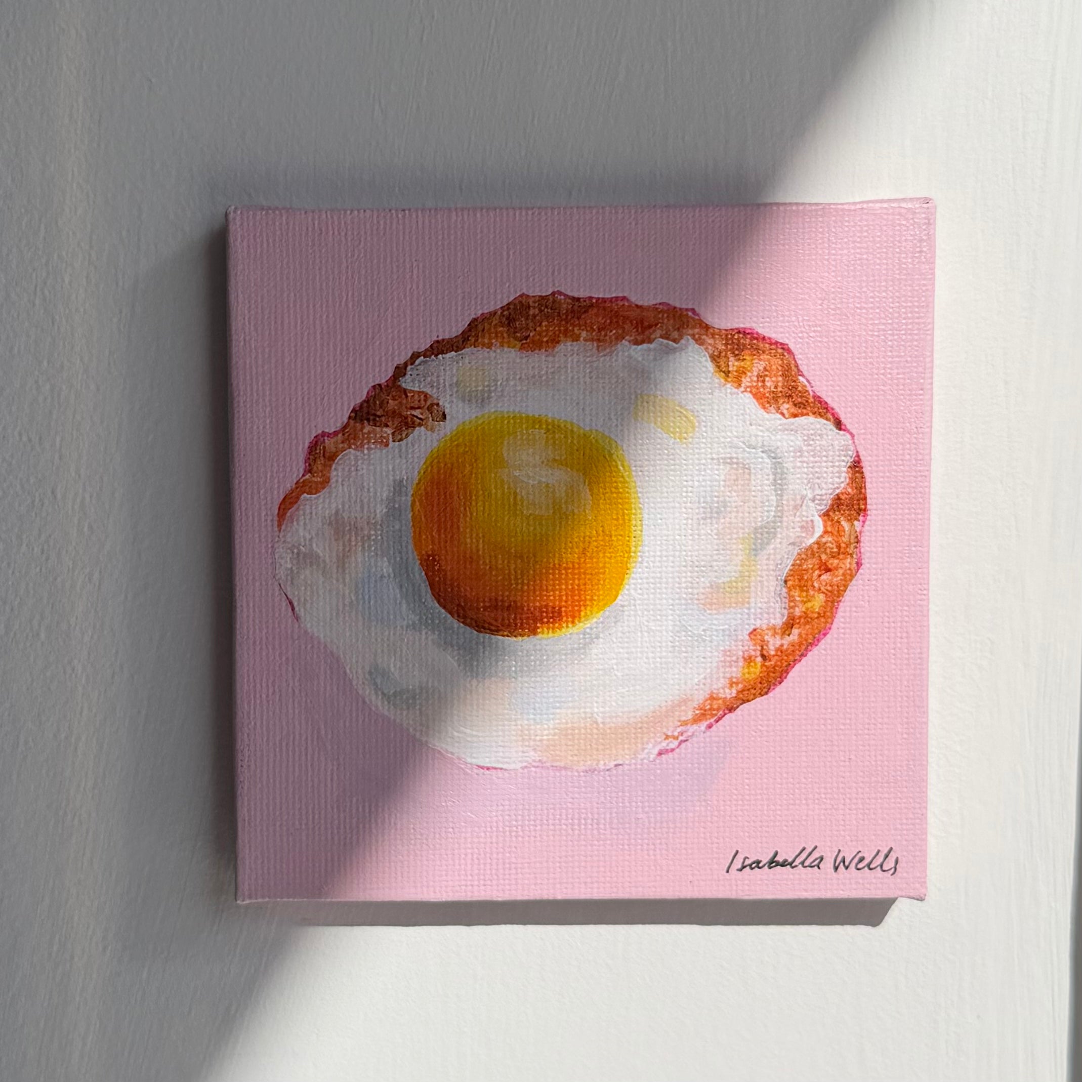 Mini Painting - Fried Egg