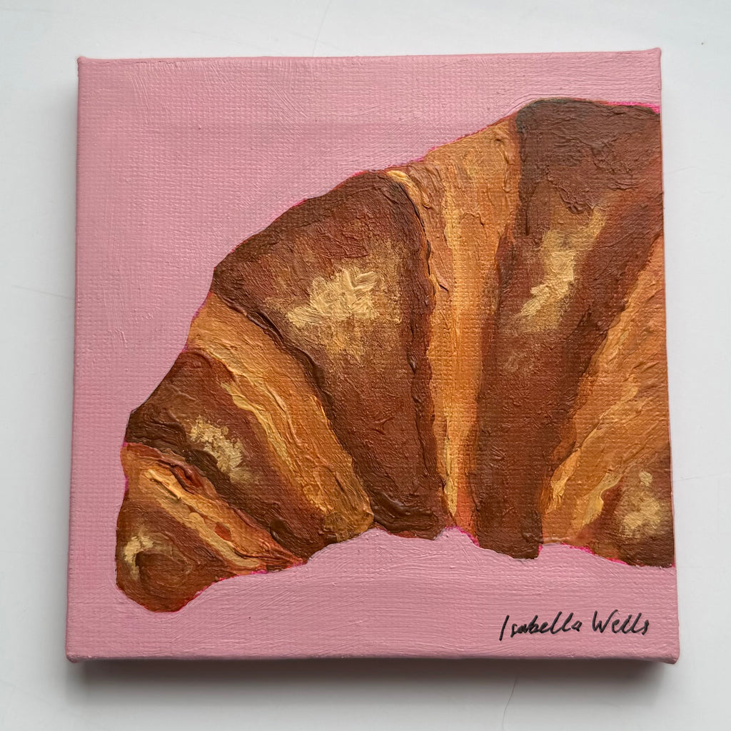Mini Painting - Croissant