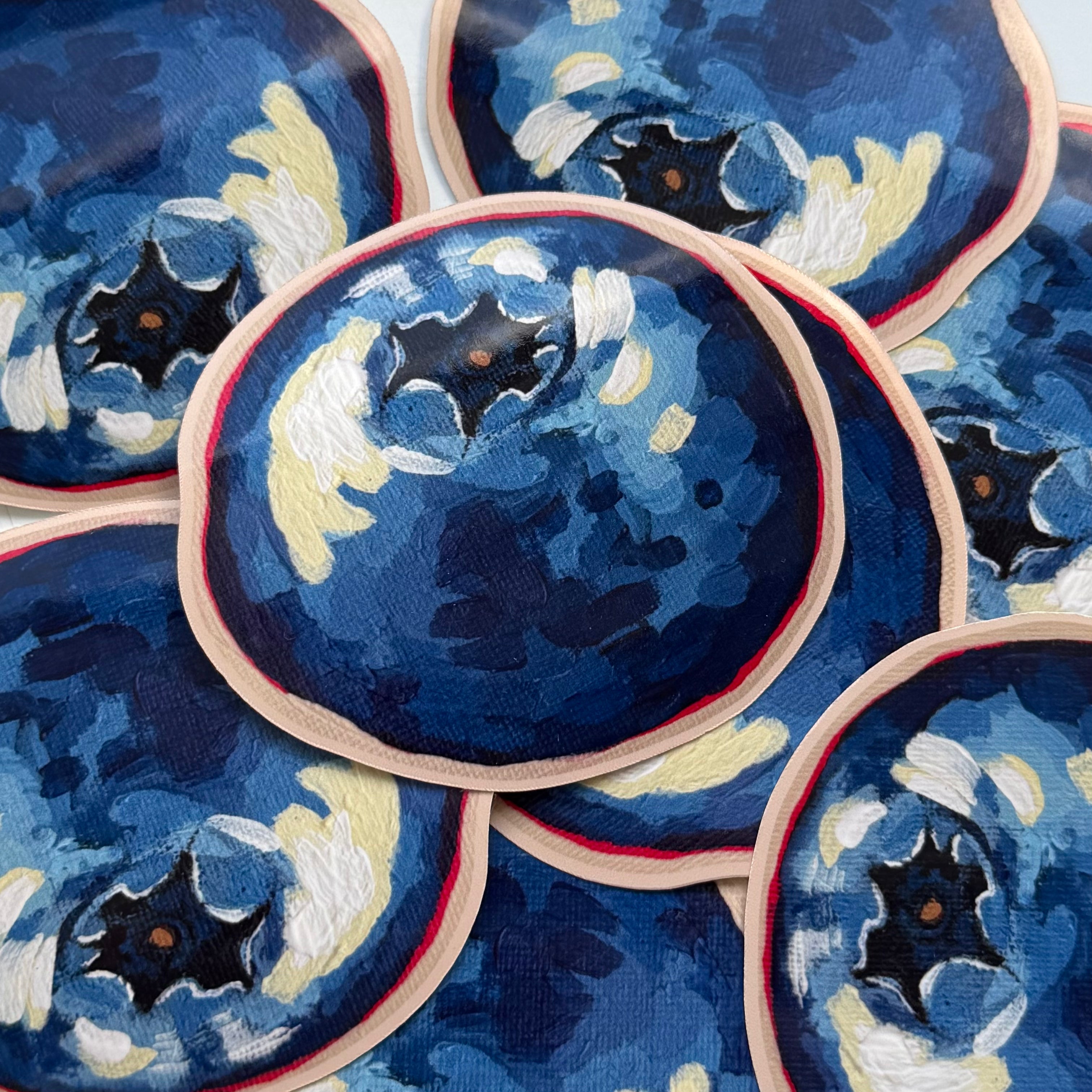 Blueberry Sticker