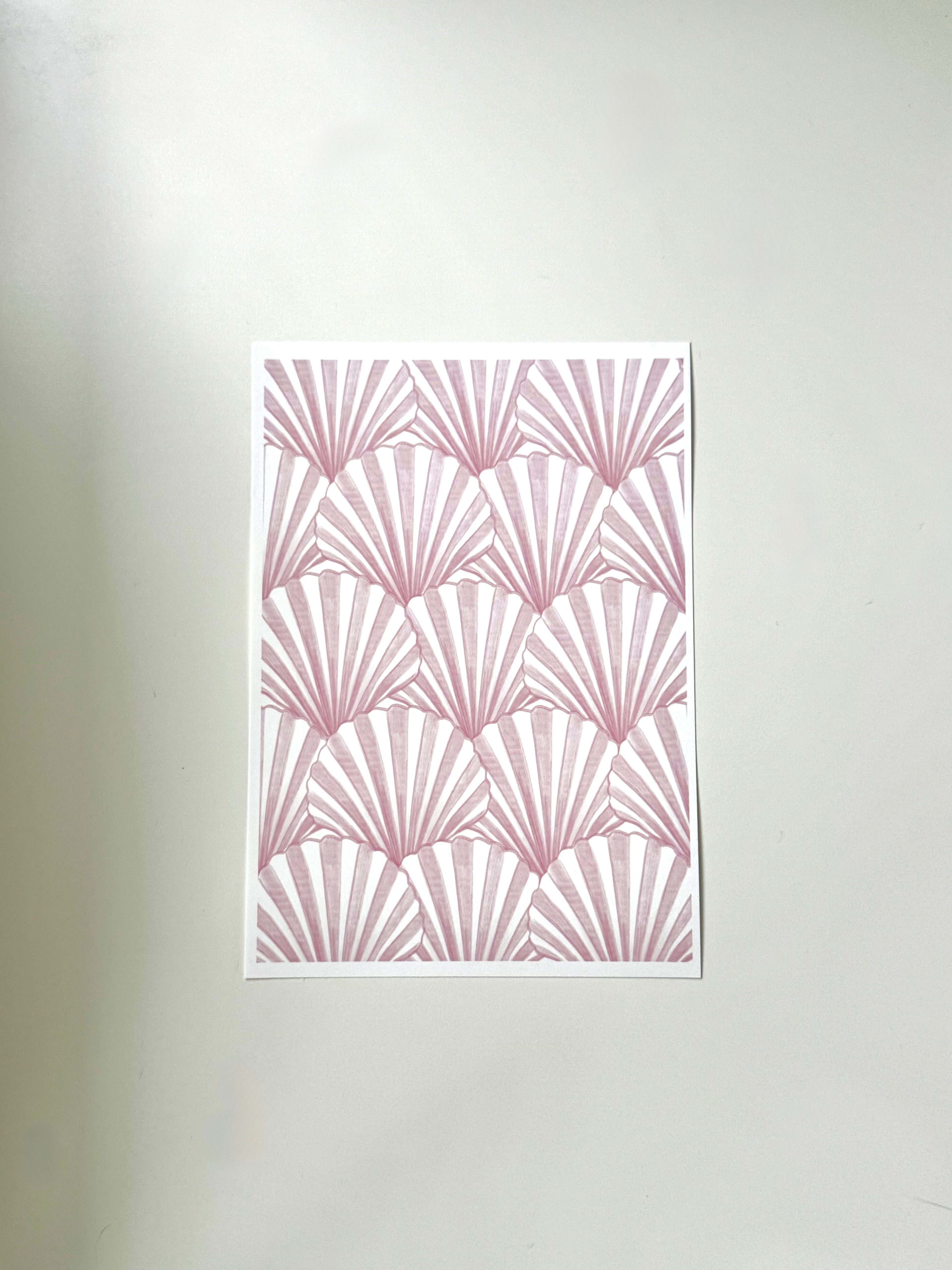 Pink Seashell Print