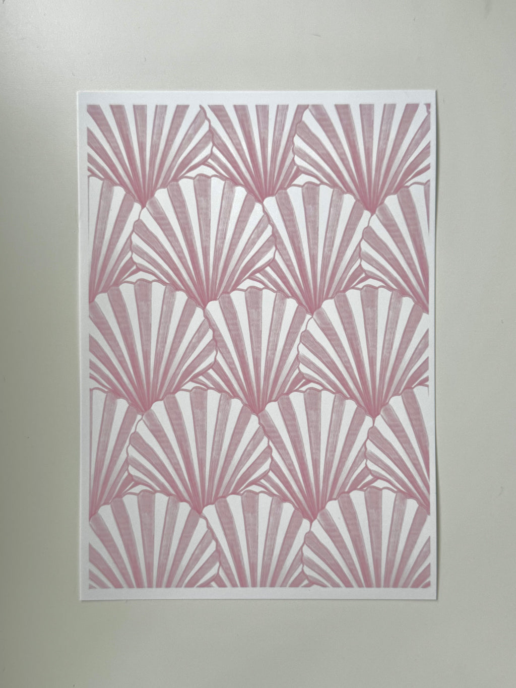 Pink Seashell Print
