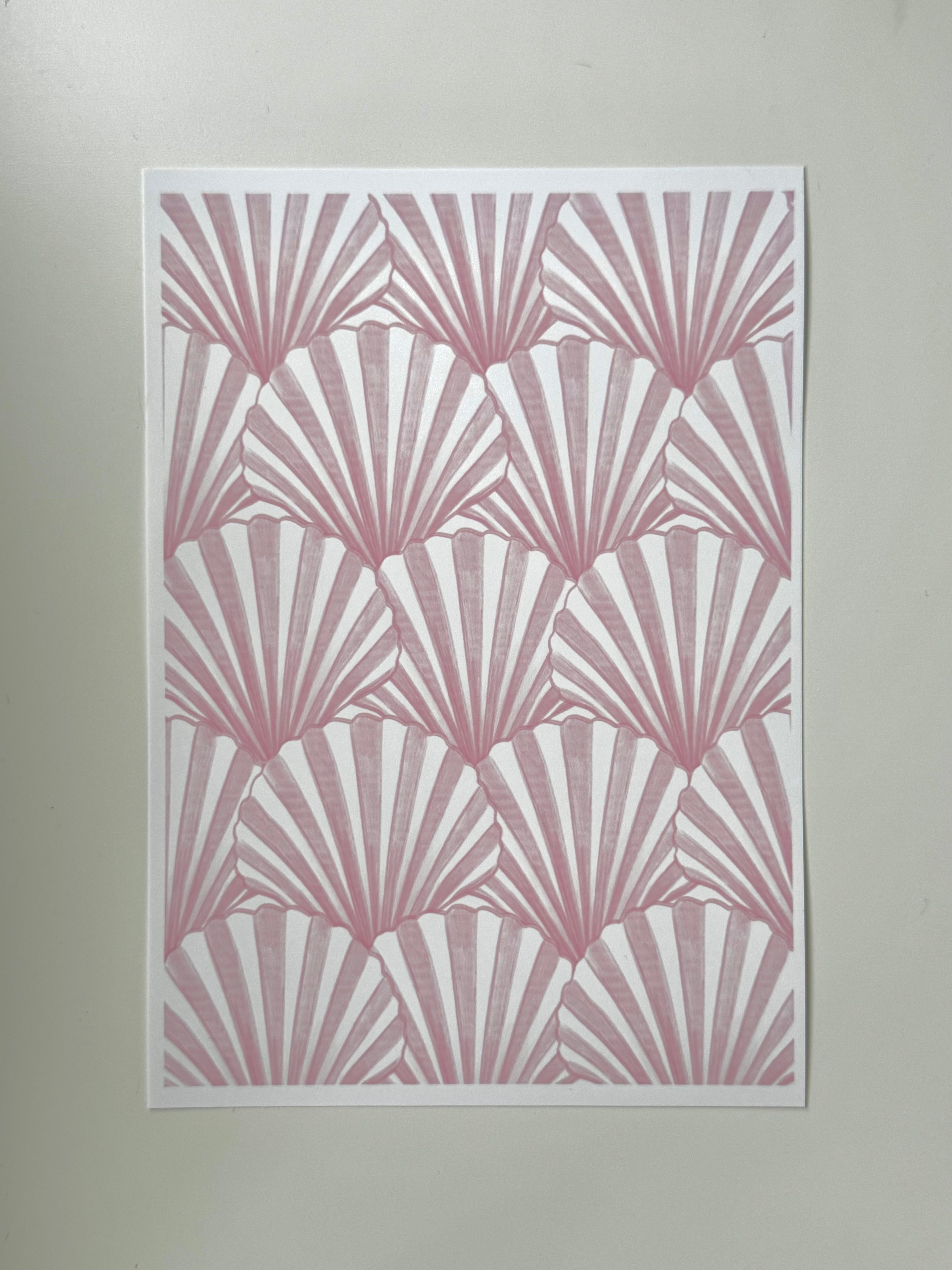 Pink Seashell Print