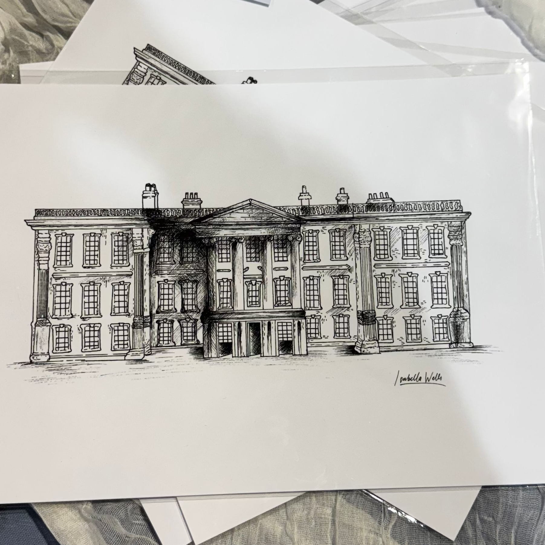 Calke Abbey Illustration