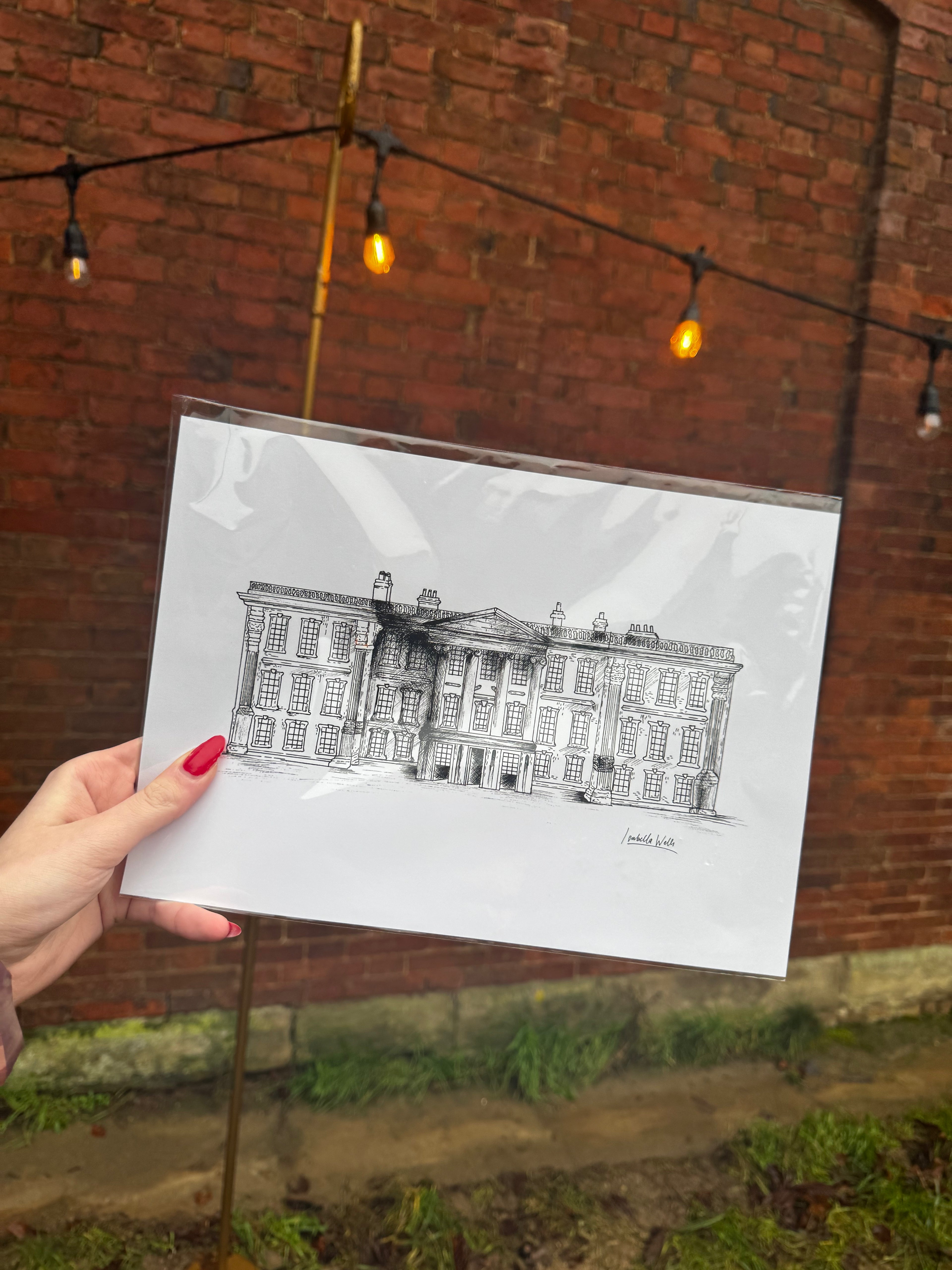 Calke Abbey Illustration