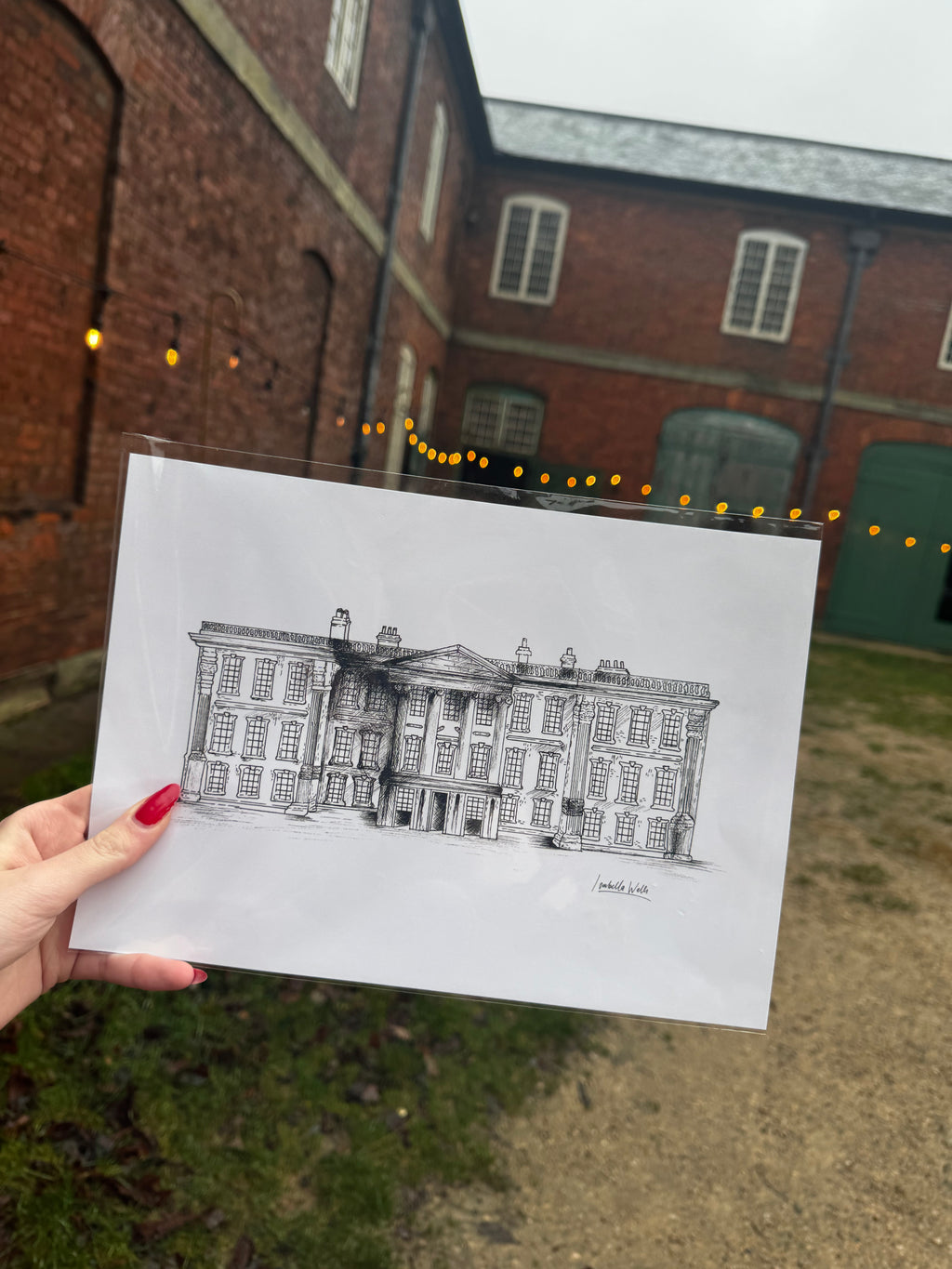 Calke Abbey Illustration