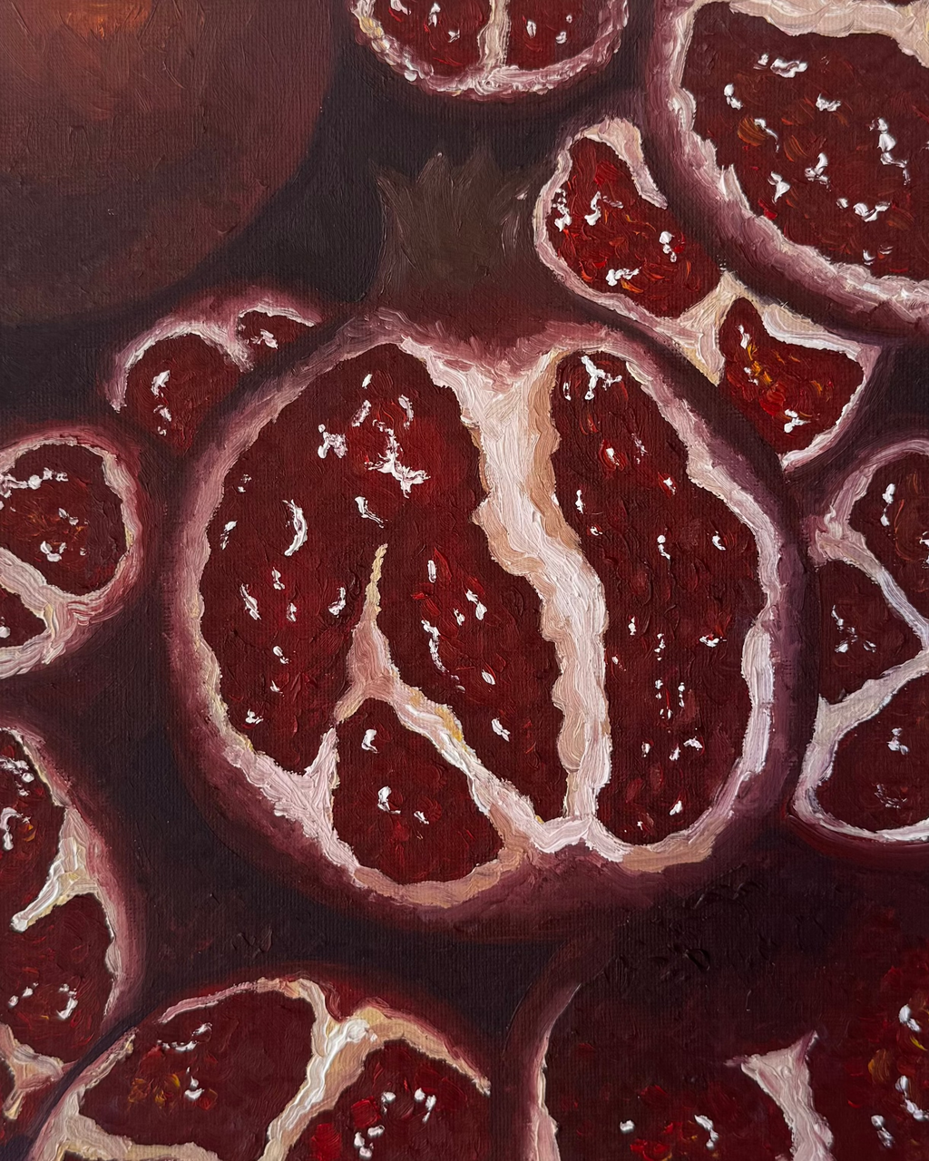 Pomegranate Oil Painting PRINT
