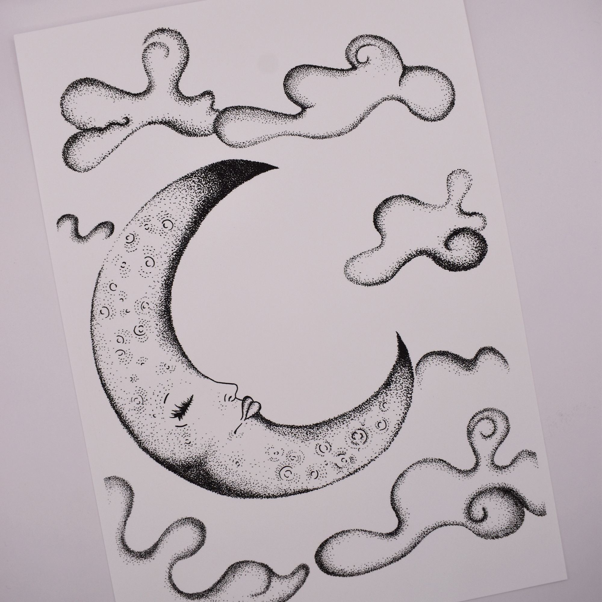Moon Illustration Art Print