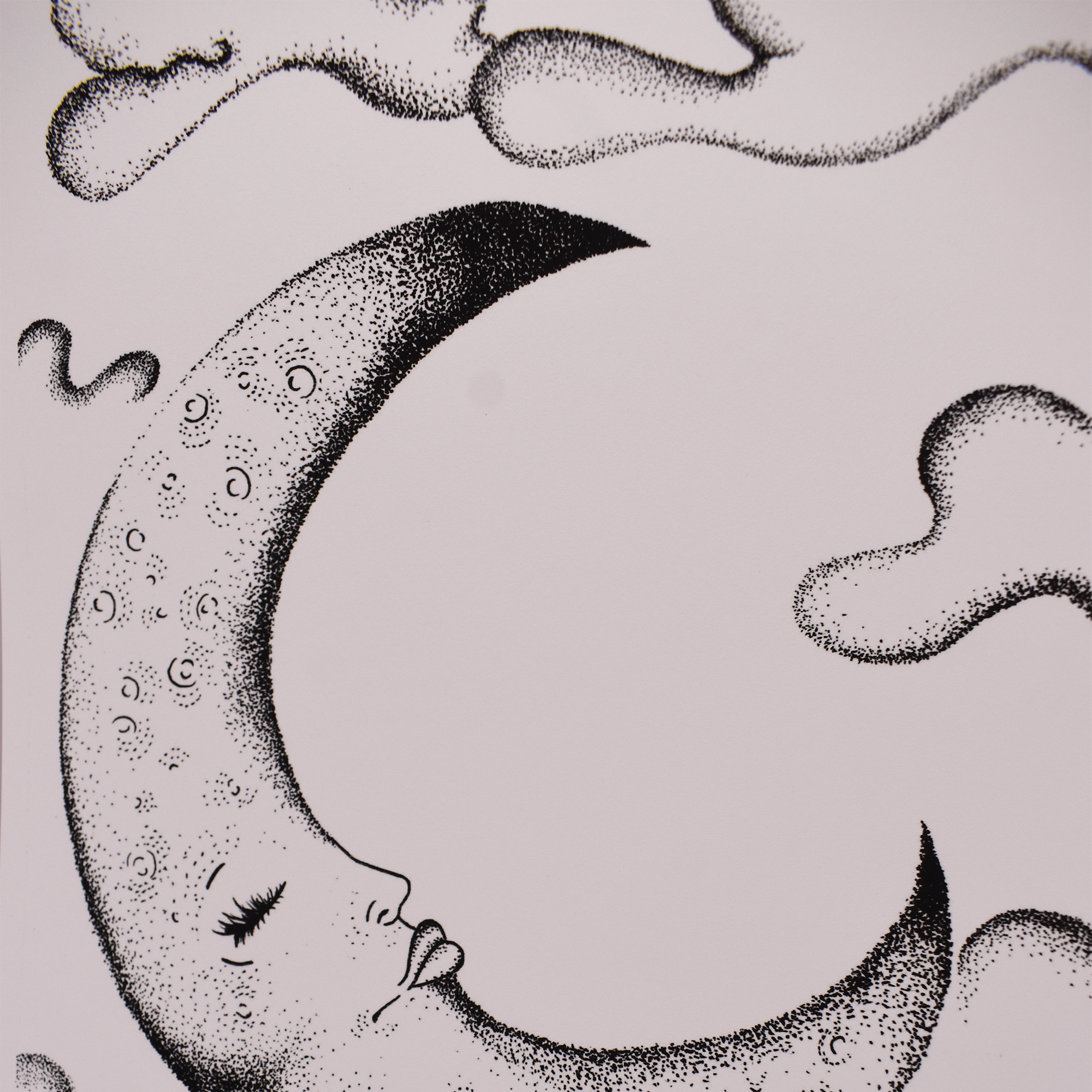 Moon Illustration Art Print