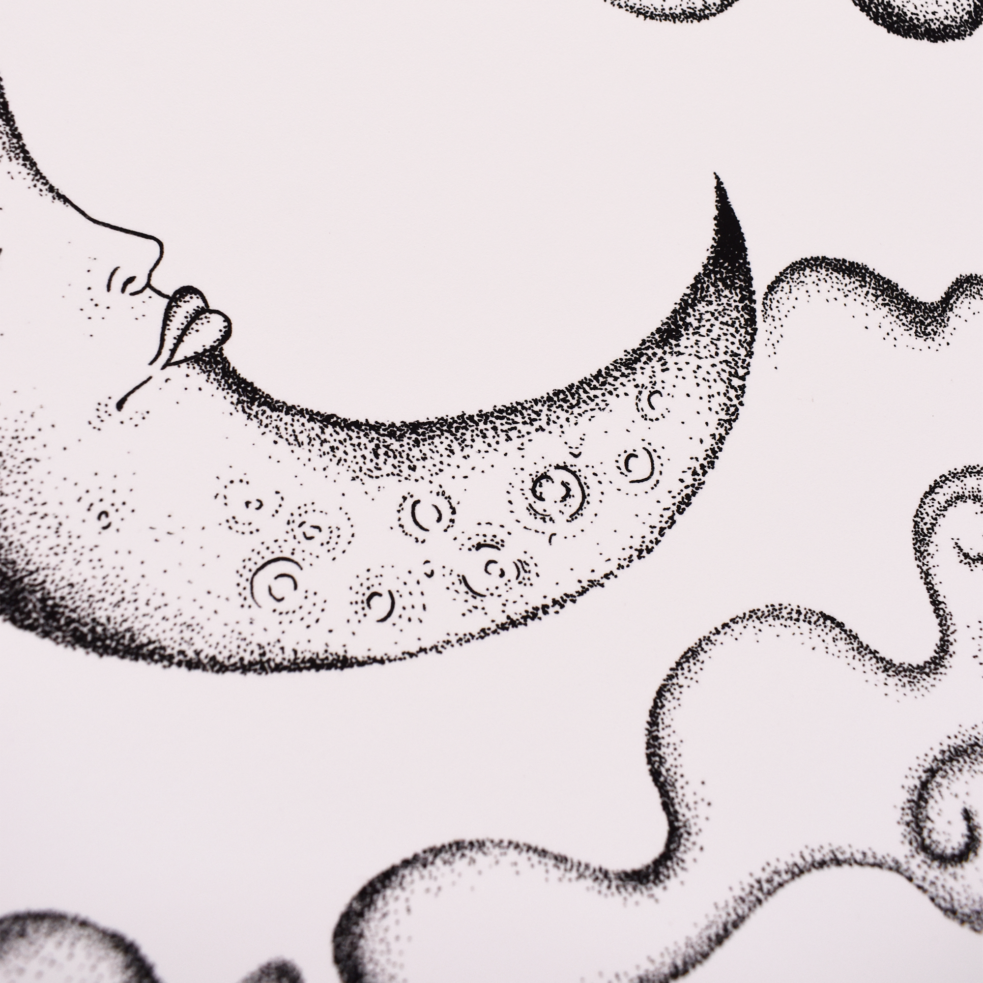 Moon Illustration Art Print