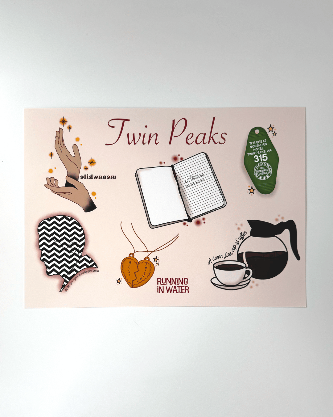 Twin Peaks Flash Print