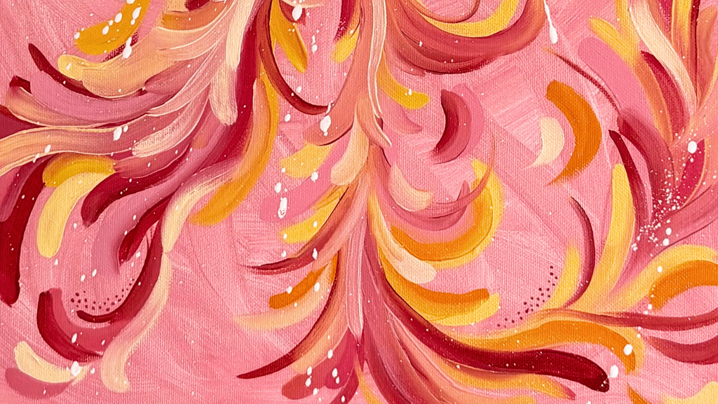 Fierce and Feminine Original Oil Painting