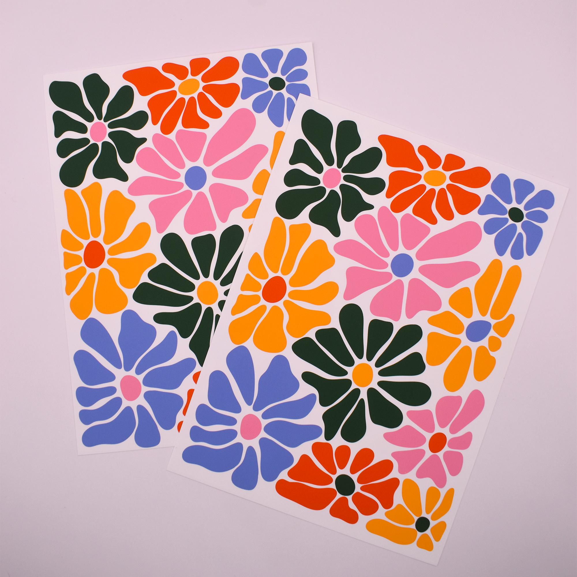 Multi Coloured Flower Bomb Print image 6