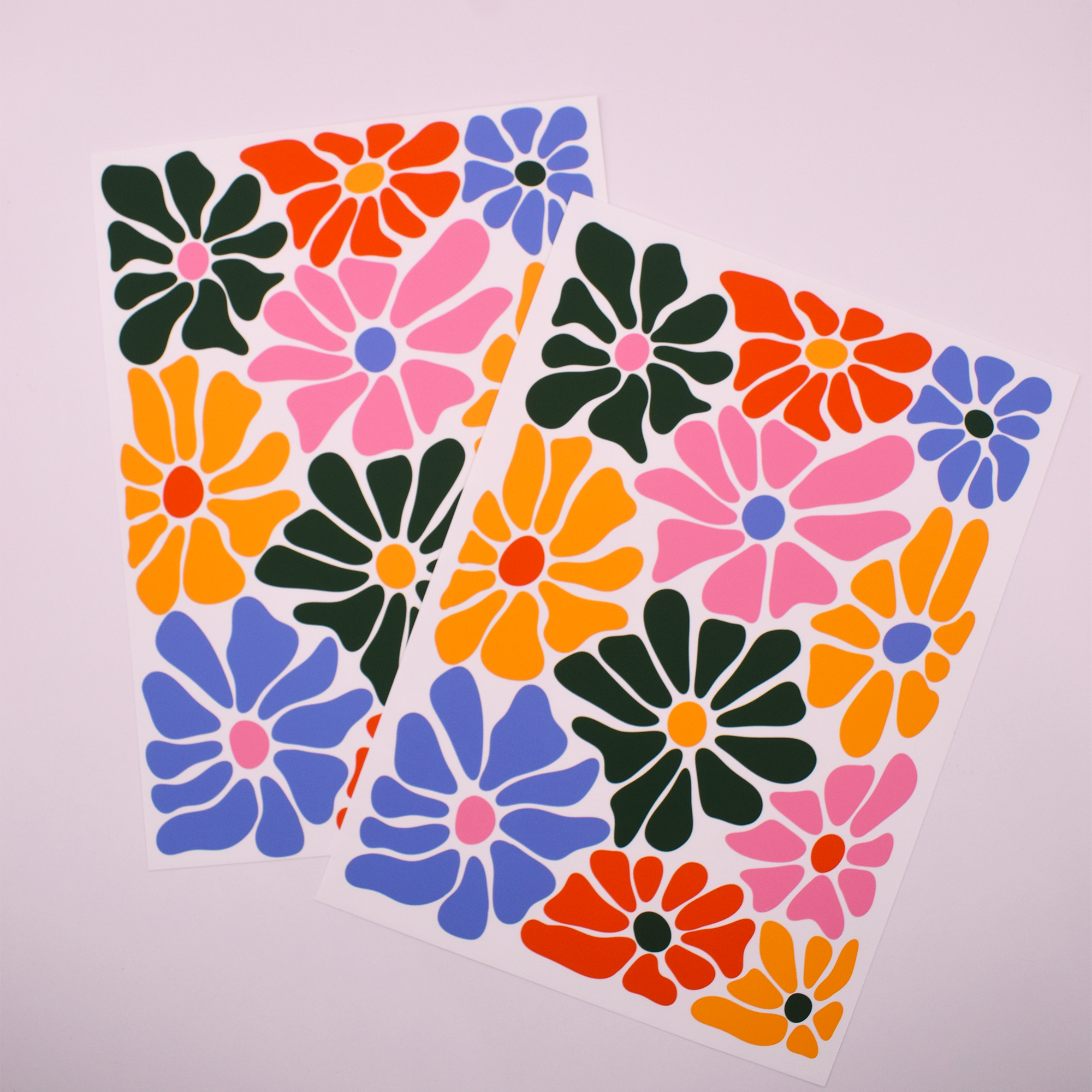 Multi Coloured Flower Bomb Print image 1