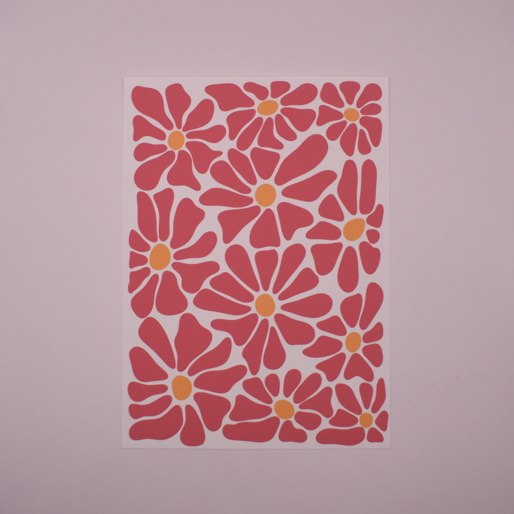 Pink Flower Bomb Print image 3