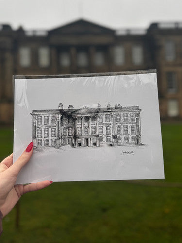 Calke Abbey Illustration
