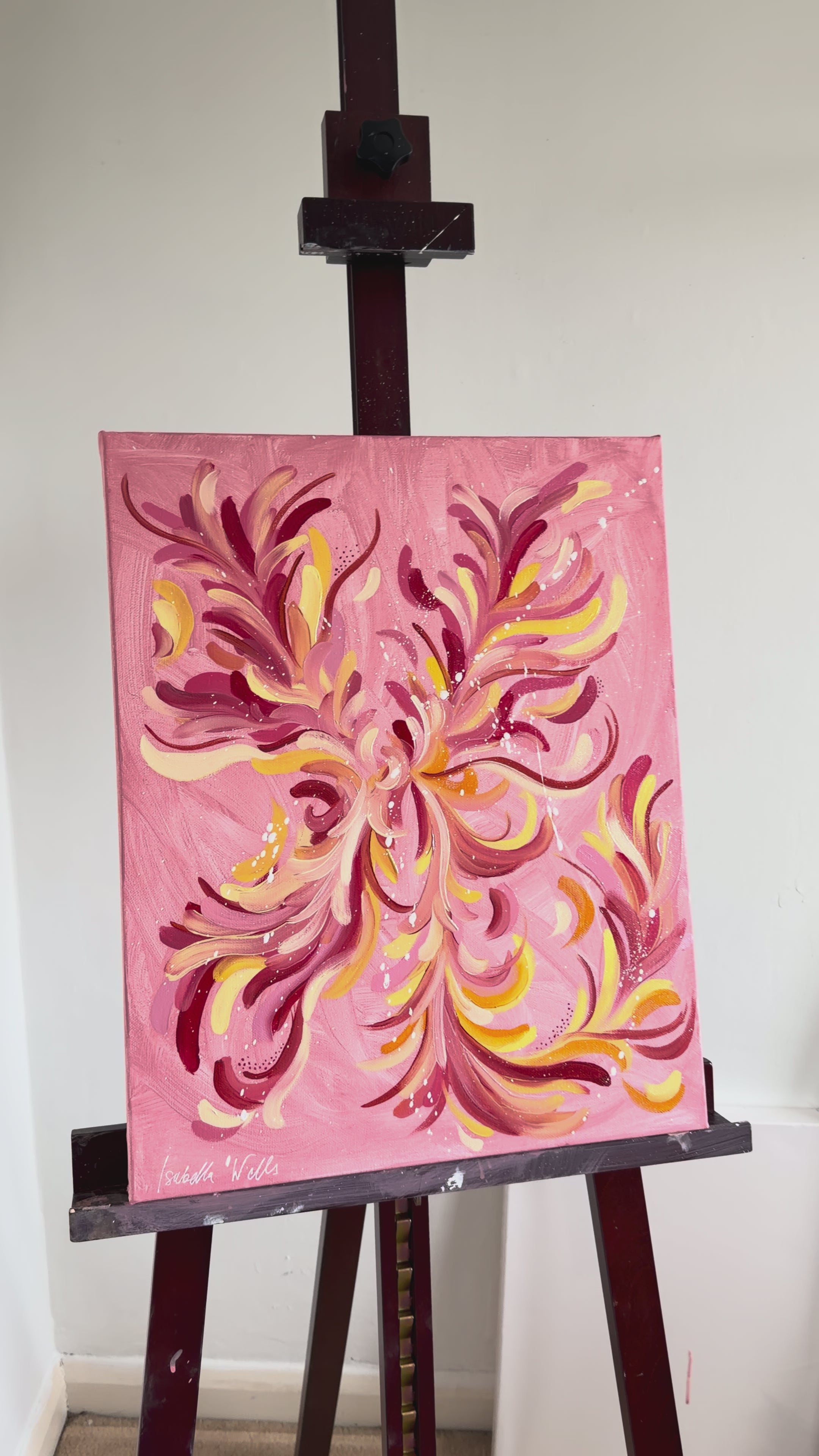 Fierce and Feminine Original Oil Painting