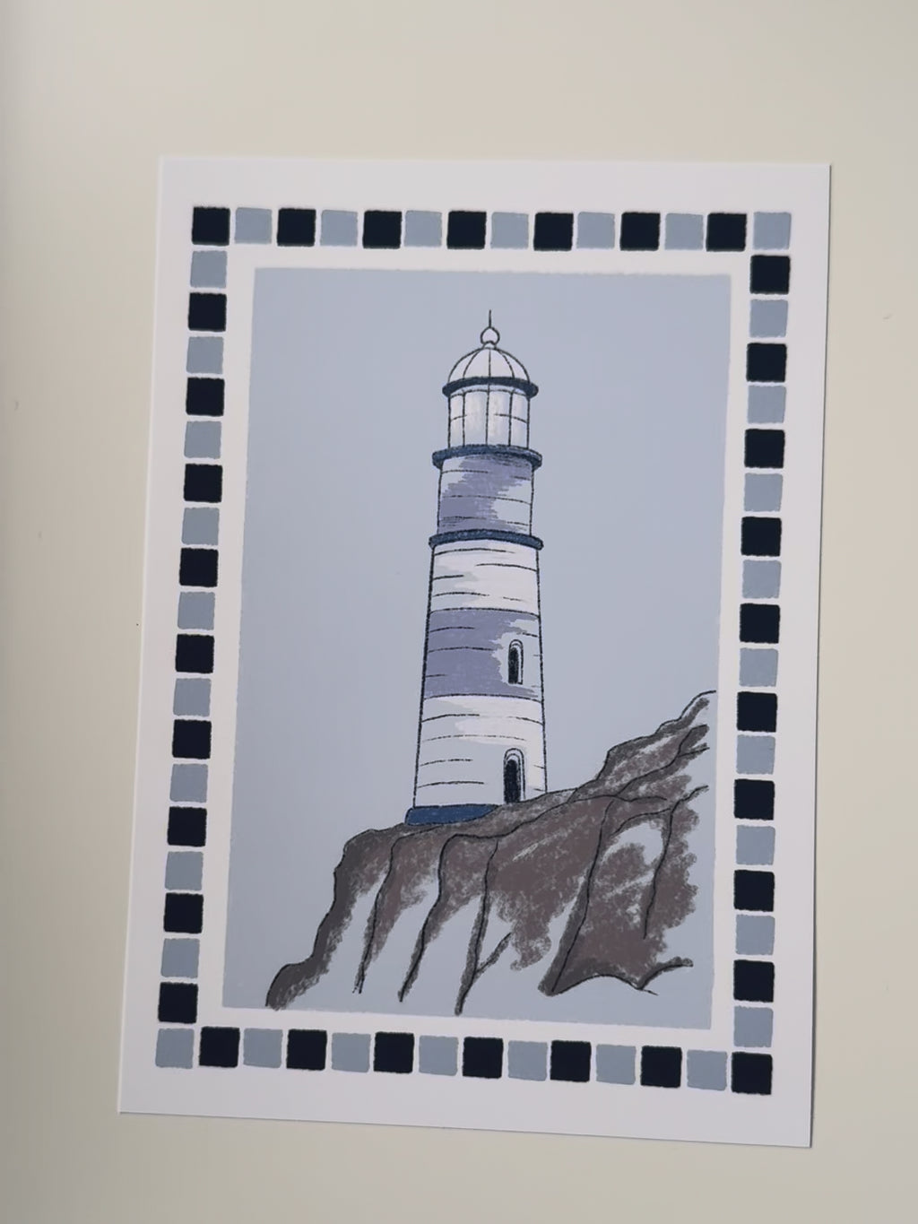 Lighthouse Mosaic Print